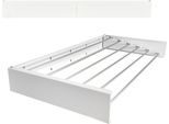 Stendibiancheria A Parete In Alluminio Per Balcone O Terrazza, Dal Design Moderno - Foxydry Hide 101 Cm - Bianco