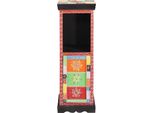 Vidaxl Cassettiera Con Ripiano Multicolore 30 X 30 X 90 Cm In Legno Massiccio Di Mango