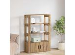 Bei Cloris Vetrina Credenza In Rovere Artigianale 30 X 80 X 119,5 Cm Materiale A Base Di Legno - Cassettiere Nuovo6096380 1Pacco
