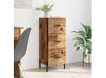 Maison Exclusive - Credenza In Legno Antico 34 X 34,5 X 90 Cm Materiale Ligneo