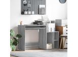 Maison Exclusive - Scrivania Sonoma Grigio 120,5 X 44 X 88,5 Cm Materiale Ligneo