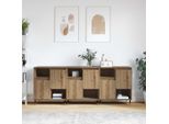 Maison Exclusive - Credenza 3 Pezzi In Rovere Artigianale 180 X 35 X 70 Cm Materiale Ligneo