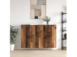 Vidaxl Armadi A Muro 2 Pezzi In Legno Vecchio 69,5 X 34 X 90 Cm