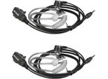 Auricolari Walkie-Talkie Retevis A 1 Pin Da 2,5 Mm, Cuffie Radio Ricetrasmittenti Con Microfono, Cuffie Radio Con Ptt Compatibili RB648 RT649 RT649P (2 Pezzi)