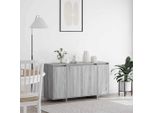 Maison Exclusive - Credenza Grigio Sonoma 135 X 41 X 75 Cm Legno Multistrato