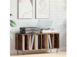 Vidaxl Armadio Portadischi Con Ripiano In Rovere Artisan 100 X 38 X 48 Cm