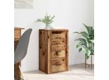 Maison Exclusive - Credenza Con Cassetti Legno Antico 40 X 33 X 70 Cm Materiale Ligneo