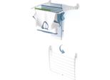 Stendibiancheria Pieghevole Per Montaggio A Parete, Asciugatrice Per Piccoli Spazi - Foxydry Fold Down 60 Cm Bianco