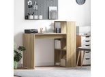 Maison Exclusive - Scrivania In Rovere Sonoma 108 X 55 X 103,5 Cm Materiale Ligneo