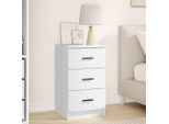 Stabli MöBel Comodino Con Cassetti Bianco 38 X 38 X 66 Cm Materiale A Base Di Legno - Comodini E Armadi CC6589610 1Pacco