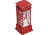 Lanterna Decorativa Natalizia, Lanterna Con Palla Di Neve E Pupazzo Di Neve, Lampada Da Tavolo Illuminata Per Le Decorazioni Natalizie