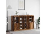 Maison Exclusive - Madia Led Legno Vecchio 163 X 37 X 100 Cm Legno Multistrato
