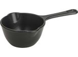 Victoria 34870 Casseruola In Ghisa Smaltata, Induzione Casseruola 0,4 L Grill E Forno Nero