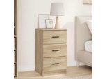 Maison Exclusive - Comodino In Rovere Sonoma 38 X 38 X 66 Cm Materiale Ligneo