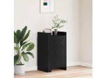 Vidaxl Credenza In Rovere Nero 45 X 35 X 75 Cm Materiale A Base Di Legno