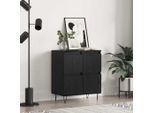 Maison Exclusive - Credenza Effetto Rovere Nero 60 X 35 X 70 Cm