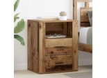 Stabli MöBel Comodino Con Cassetti In Legno Di Recupero 50 X 36 X 60 Cm Materiale A Base Di Legno - Comodini E Armadi CC5225814 1Parte