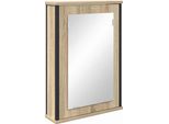 Syfax™ Mobiletto Per Specchio Con Porta Rovere Sonoma 42 X 12 X 60 Cm