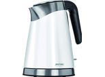 Mpm MCZ-56 Bollitore Elettrico 1,7L, Spegnimento Automatico, Senza Fili, Acciaio Inox Senza Bpa Bianco