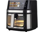 Melchioni Family Gaia Plus Friggitrice Ad Aria Calda Da 8 Litri Con Doppio Riscaldamento E Display A Led