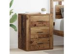 Maison Exclusive - Comodino Con Cassetti Legno Antico 35 X 50 X 60 Cm Materiale Ligneo