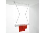 Stendino Da Soffitto Foxydry Mini 128 Cm Regolabile In Altezza Bianco