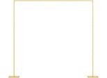 Vidaxl Arco Nuziale Oro 338 X 35 X 300 Cm In Acciaio