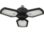 Osram Highbay Blade, Lampada Da Soffitto In Nero, Alluminio, Con Ali Luminose Regolabili, Offre 60 W O 6500 Lm In Bianco Neutro Con 4000 K, Filettatura A Vite E27, Diametro 337,5 Mm, IP20
