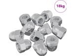 Vidaxl Dado 9574 Pz Argento M6 X 10 Mm Ferro