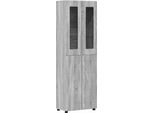 Syfax™ Credenza Grigio Sonoma 60 X 35 X 182 Cm Legno Multistrato