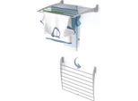 Stendibiancheria A Parete In Alluminio, Asciugatrice Per Interni Ed Esterni - Foxydry Fold Down 60 Cm