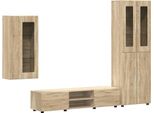 Syfax™ Set Mobile Tv Con Cassetto Rovere Sonoma Legno Multistrato