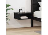 Maison Exclusive - Comodino Nero Effetto Rovere 40 X 31 X 15 Cm Materiale Ligneo