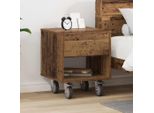 Maison Exclusive - Comodino In Legno Antico 40,5 X 40 X 48 Cm Materiale Ligneo