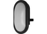 Osram Lampada Da Parete Led 11W Bulkhead, 4000K, 840 Lm, IP54, IK06, Resistente Agli Urti, Corpo Nero, Angolo Di Emissione 120°, Per Cantine E Garage