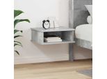 Maison Exclusive - Comodino In Cemento Grigio 40 X 31 X 15 Cm Materiale Ligneo