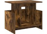 Syfax™ Supporto Tv Rovere Fumé 50 X 35 X 45 Cm Legno Multistrato