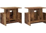 Syfax™ Supporto Tv 2 Pcs Legno Vecchio 50 X 35 X 45 Cm