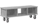 Syfax™ Supporto Tv Grigio Sonoma 100 X 35 X 35 Cm Legno Multistrato