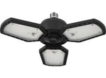 Osram Highbay Blade, Lampada Da Soffitto In Nero, Alluminio, Con Ali Luminose Regolabili, Fornisce 40 W O 4300 Lm In Bianco Neutro Con 4000 K, Filettatura A Vite E27, Diametro 337,5 Mm, IP20