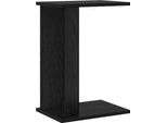 Syfax™ Tavolino Rovere Nero 35 X 25 X 50 Cm Legno Multistrato