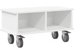 Vidaxl Supporto Tv Bianco 68,5 X 35 X 35 Cm Materiale A Base Di Legno