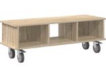 Vidaxl Porta Tv Rovere Sonoma 100 X 35 X 35 Cm Materiale A Base Di Legno