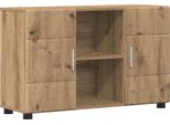 Vidaxl Credenza Con Scaffale Florin Rovere Artigianale 88,5 X 30,5 X 55,5 Cm