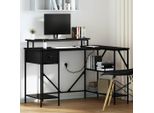 Maison Exclusive - Scrivania Con Scaffale Effetto Rovere Nero 120 X 79 X 86,5 Cm