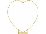 Vidaxl Arco Nuziale Oro 195 X 35 X 211 Cm Acciaio