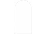 Vidaxl Arco Nuziale Bianco 100 X 39 X 200 Cm In Acciaio