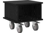 Vidaxl Porta Tv Look Rovere Nero 37 X 35 X 35 Cm Materiale A Base Di Legno