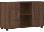 Syfax™ Credenza Rovere Marrone 88,5 X 30,5 X 55,5 Cm Legno Multistrato
