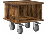Syfax™ Supporto Tv Rovere Fumé 37 X 35 X 35 Cm Legno Multistrato